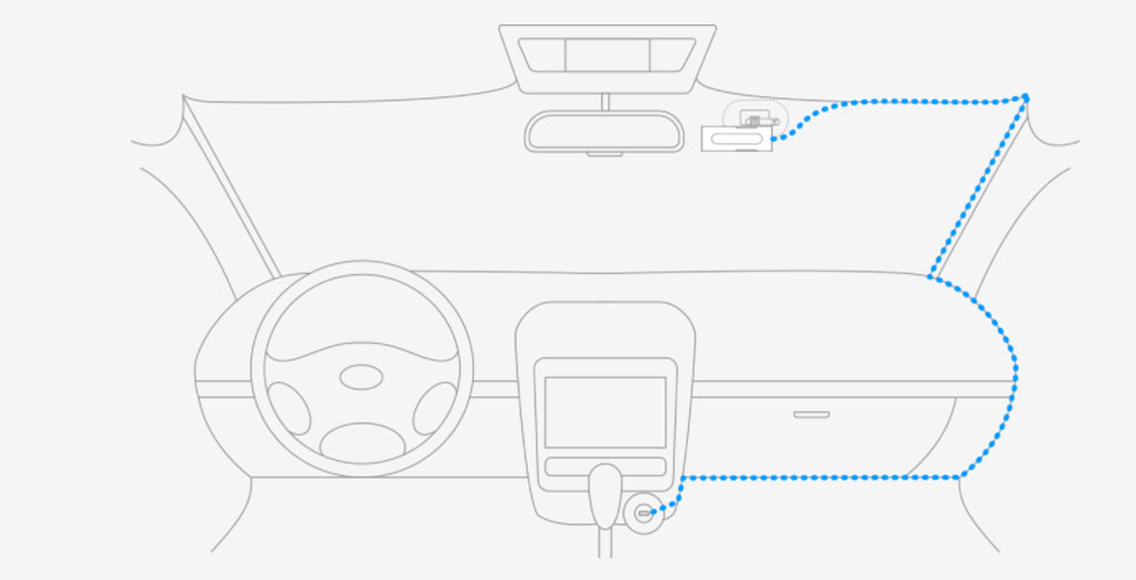 Видеорегистратор Xiaomi 70 Meters Intelligent Traffic Recorder Видеорегистратор Xiaomi 70 Meters Intelligent Traffic Recorder